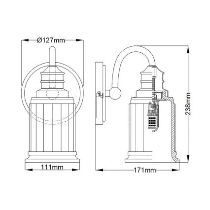 Quoizel - Aplique LED de baño SWELL 1xG9/3W/230V IP44