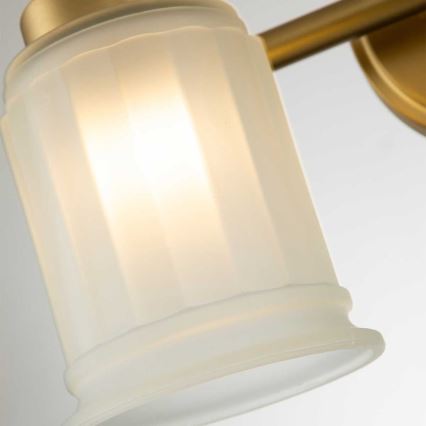 Quoizel - Aplique de pared LED para baño SWELL 2xG9/3W/230V IP44 dorado