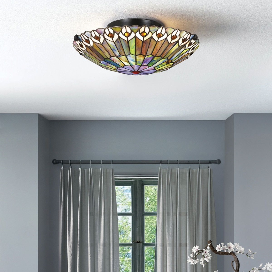 Quoizel - Plafón WATKINS 2xE27/60W/230V diá. 42 cm