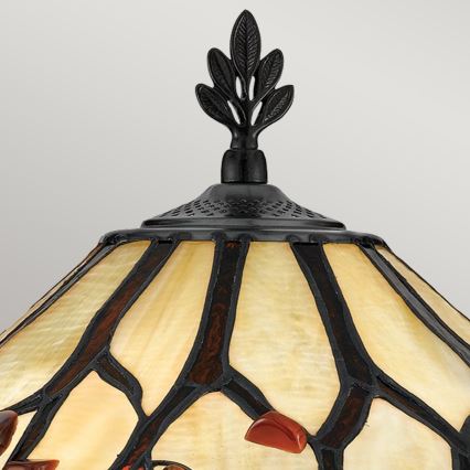 Quoizel - Lámpara de mesa Tiffany WHISPERING 2xE27/60W/230V