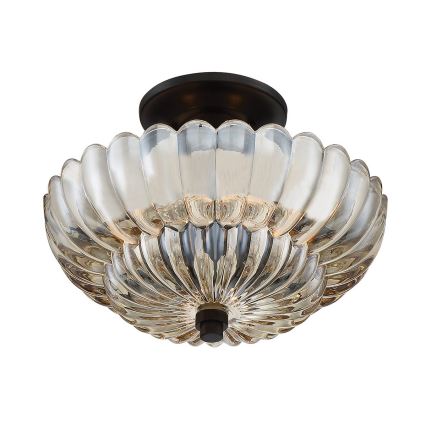 Quoizel - Plafón WHITECAP 3xE14/40W/230V diá. 29,7 cm