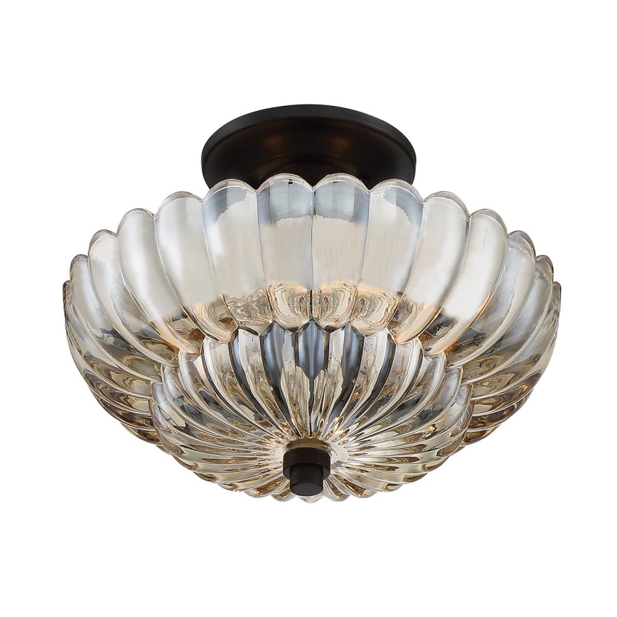 Quoizel - Plafón WHITECAP 3xE14/40W/230V diá. 29,7 cm
