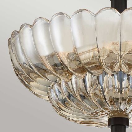 Quoizel - Plafón WHITECAP 3xE14/40W/230V diá. 29,7 cm