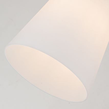 Quoizel - Lámpara colgante STARING 1xE27/40W/230V diá. 18,4 cm dorado/pátina/blanco