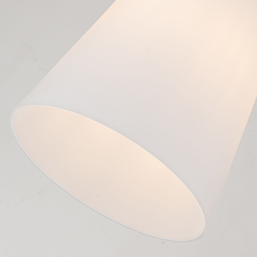 Quoizel - Lámpara colgante STARING 1xE27/40W/230V diá. 18,4 cm dorado/pátina/blanco