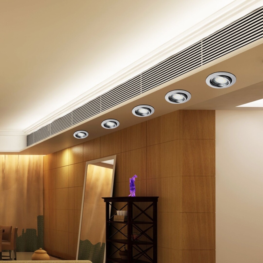 Rabalux - SET 3xLED Lámpara empotrada 3xGU10/3W/230V IP40