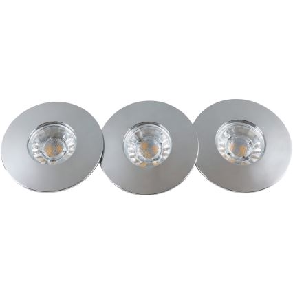 Rabalux - SET 3x Iluminación LED empotr para el baño 3xLED/4W/230V