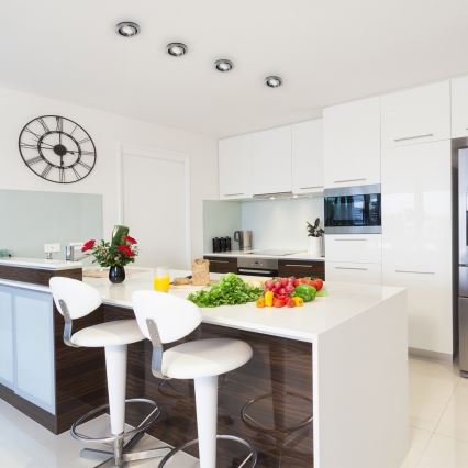 Rabalux - Juego de 3 luminarias empotrables LED, 1x GU10/3W/230V, IP40