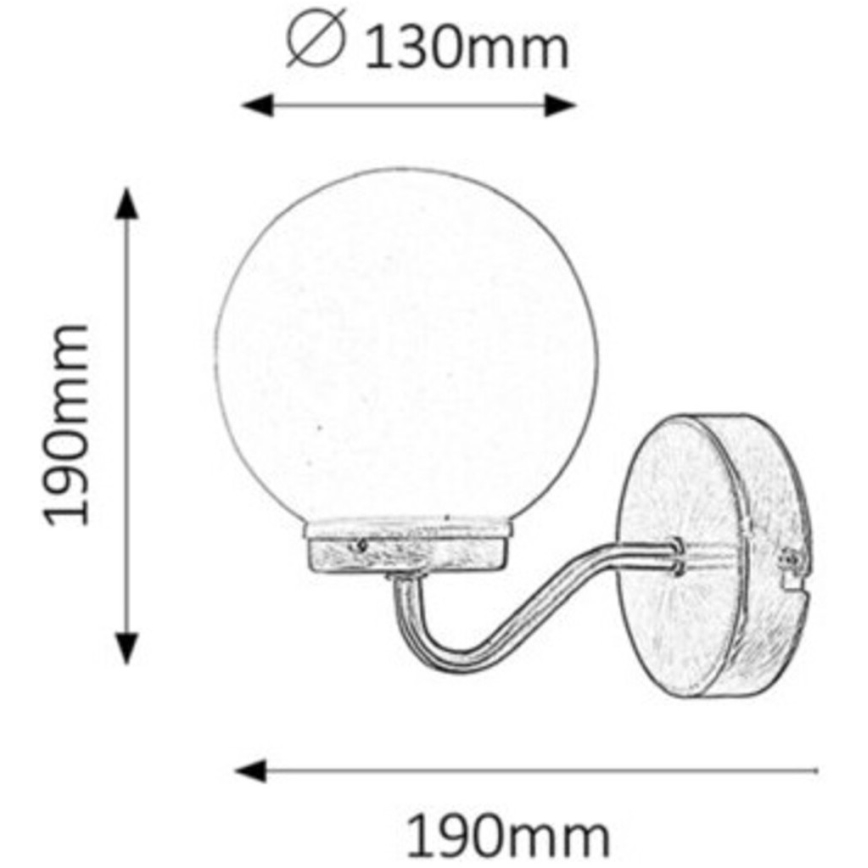 Rabalux - Aplique para el baño 1xE14/40W/230V IP44