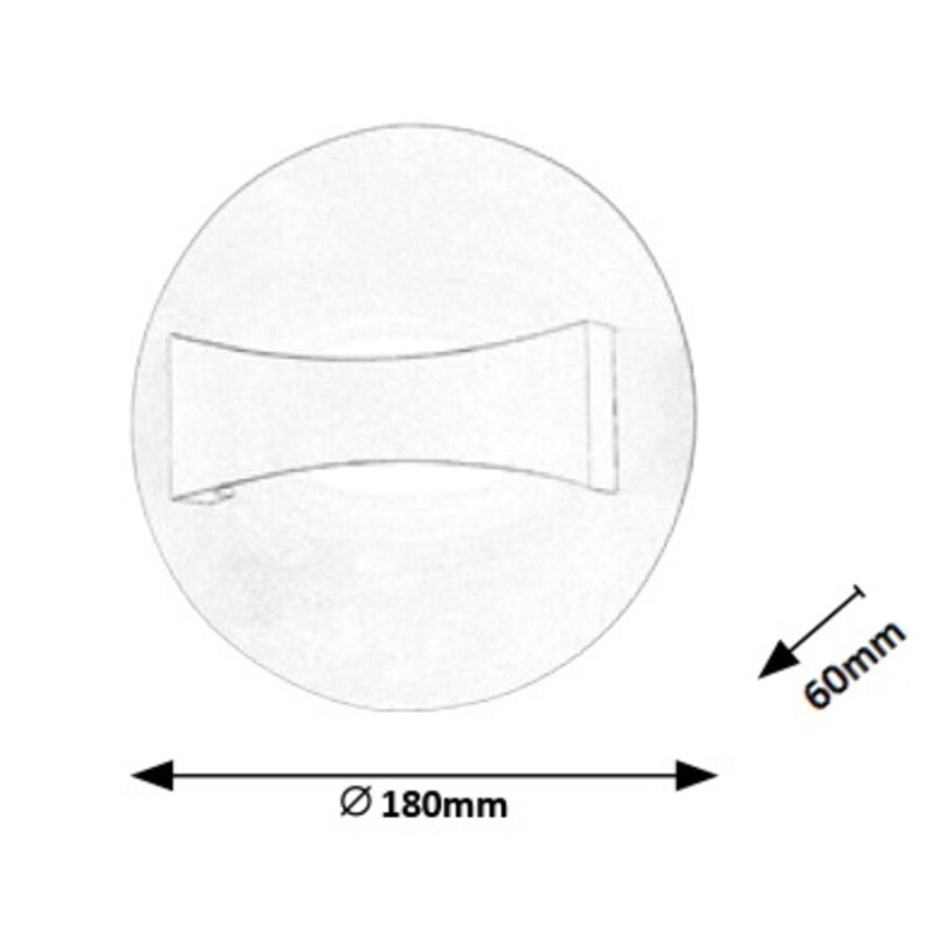 Rabalux - Aplique LED LED/6W/230V