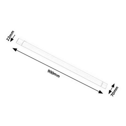 Rabalux - Lámpara LED debajo del gabinete LED/30W/230V