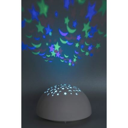 Rabalux - LED Luz nocturna RGB LED/0,5W/3xAA