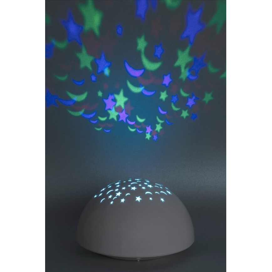 Rabalux - LED Luz nocturna RGB LED/0,5W/3xAA