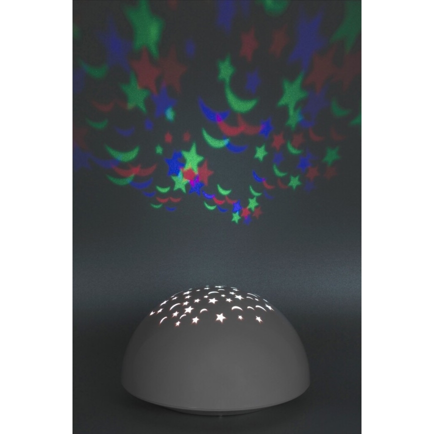 Rabalux - LED Luz nocturna RGB LED/0,5W/3xAA