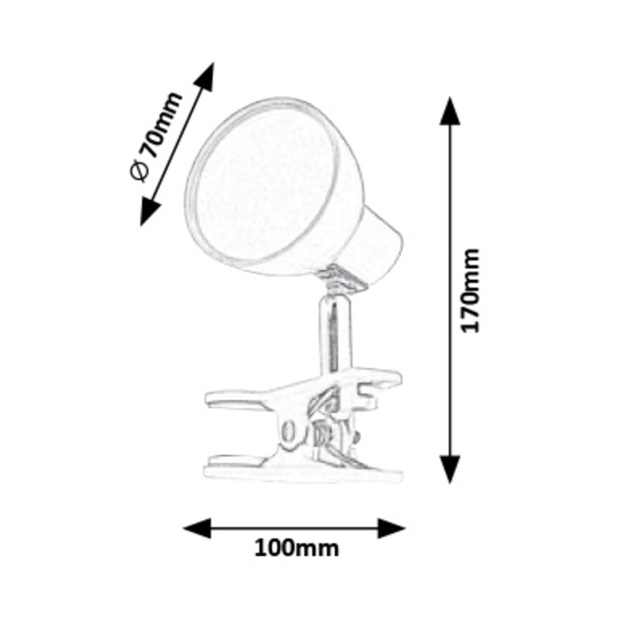 Rabalux - LED Lámpara con clip LED/5W/230V