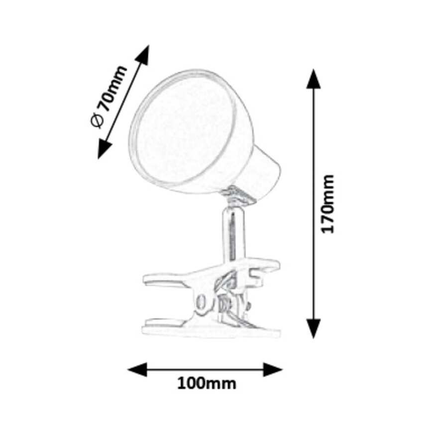 Rabalux - LED Lámpara con clip LED/5W/230V