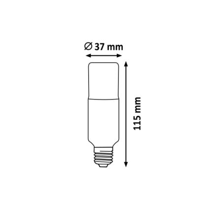 Rabalux - Bombilla LED T37 E27/9W/230V 4000K