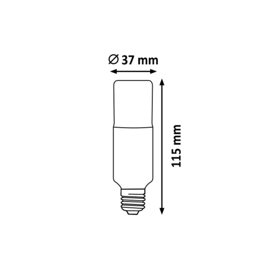 Rabalux - Bombilla LED T37 E27/9W/230V 4000K