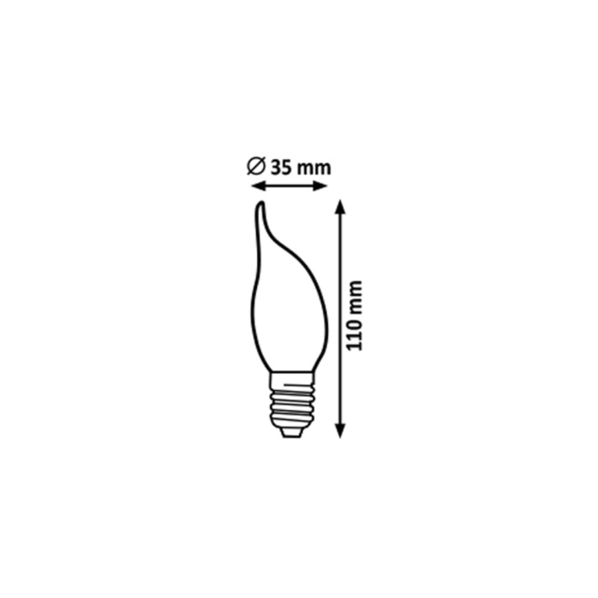 Rabalux - Bombilla LED CF35 E14/4,2W/230V 4000K