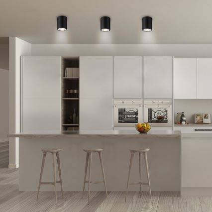 Rabalux - Foco orientable 1xE27/25W/230V negro