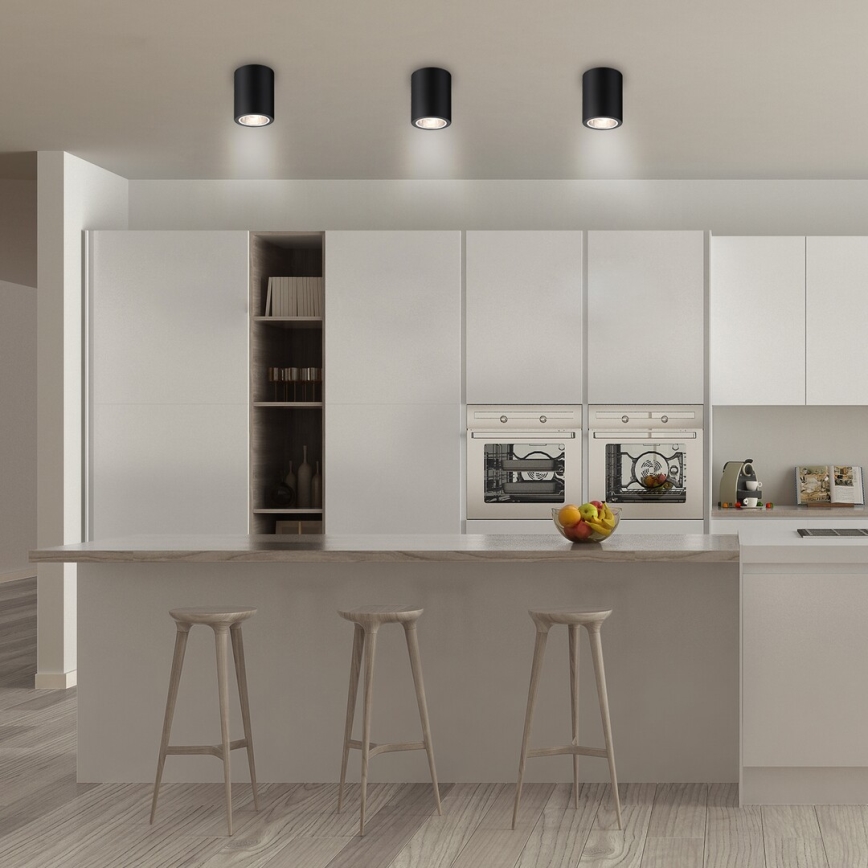 Rabalux - Foco orientable 1xE27/25W/230V negro