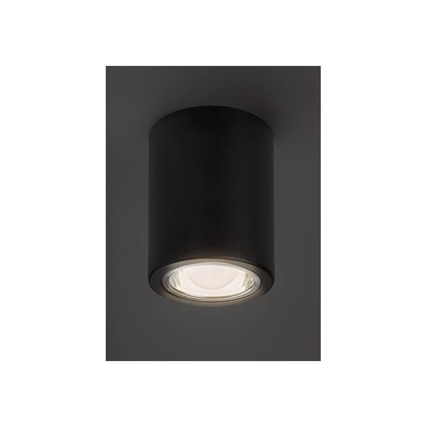 Rabalux - Foco orientable 1xE27/25W/230V negro