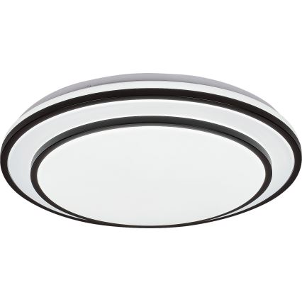 Rabalux - Plafón LED regulable LED/40W/230V 3000-6500K, negro, diámetro 49 cm + mando a distancia