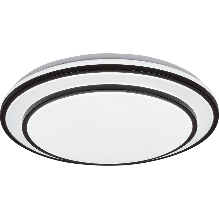 Rabalux - Plafón LED regulable LED/40W/230V 3000-6500K, negro, diámetro 49 cm + mando a distancia