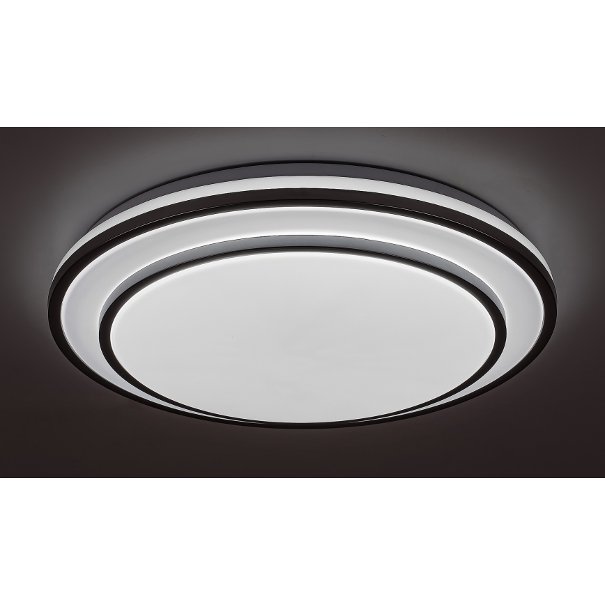 Rabalux - Lámpara LED de techo regulable LED/40W/230V 3000-6500K plateada Ø 49 cm + control remoto