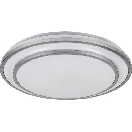 Rabalux - Lámpara LED de techo regulable LED/40W/230V 3000-6500K plateada Ø 49 cm + control remoto