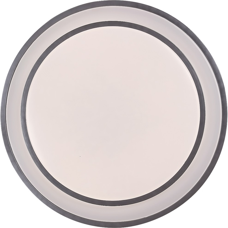 Rabalux - Lámpara LED de techo regulable LED/40W/230V 3000-6500K plateada Ø 49 cm + control remoto