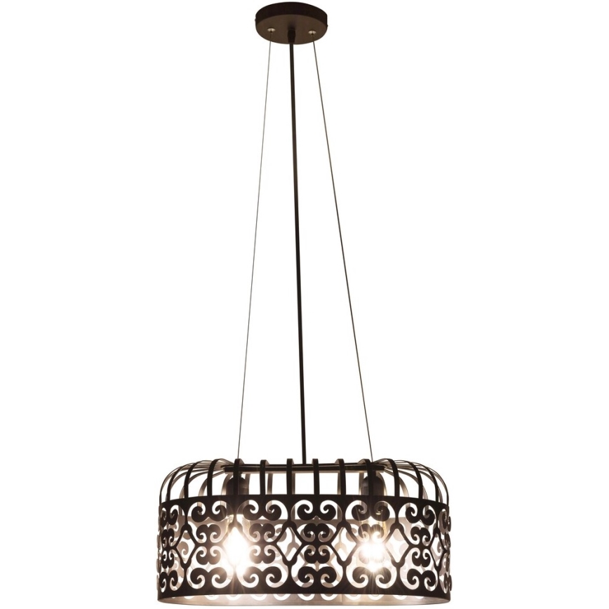 Rabalux - Lámpara colgante 2xE27/60W/230V negro