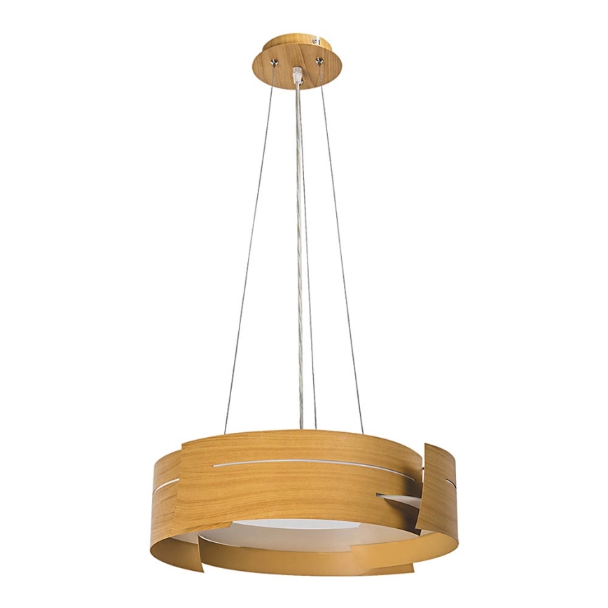 Rabalux 2245 - Lámpara colgante BERBERA 3xE27/60W/230V haya