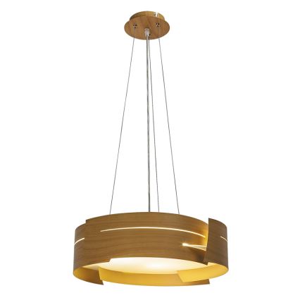 Rabalux 2245 - Lámpara colgante BERBERA 3xE27/60W/230V haya