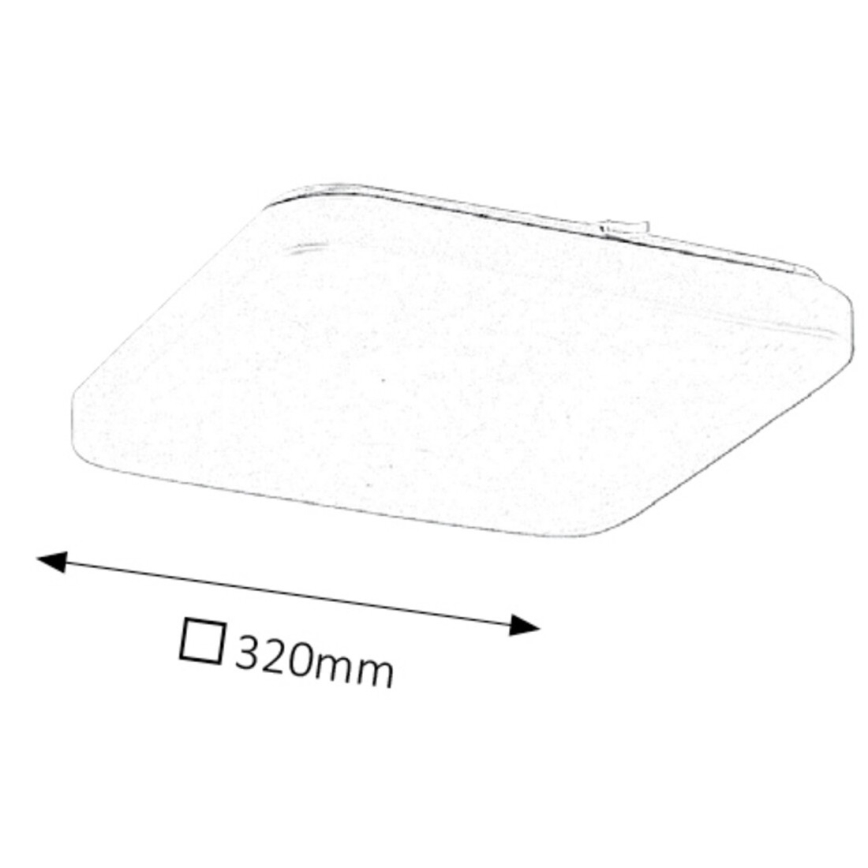 Rabalux - Plafón LED 1xLED/32W/230V 32x32 cm