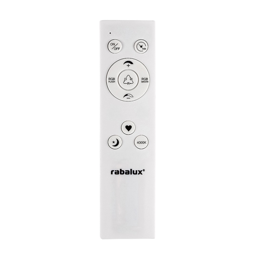 Rabalux - Luminaria de techo LED RGB regulable LED/22W/230V Wi-Fi Tuya + control remoto Ø 41,5 cm