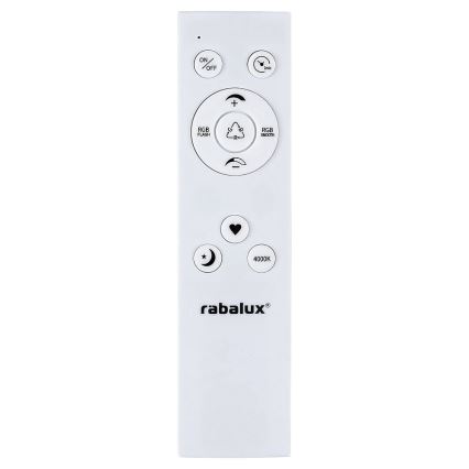 Rabalux - Luminaria de techo LED RGB regulable LED/22W/230V Wi-Fi Tuya + control remoto Ø 41,5 cm