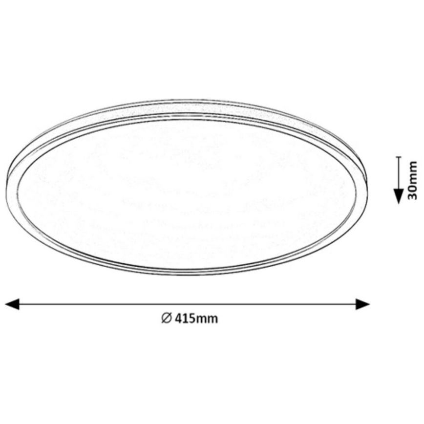 Rabalux - Luminaria de techo LED RGB regulable LED/22W/230V Wi-Fi Tuya + control remoto Ø 41,5 cm