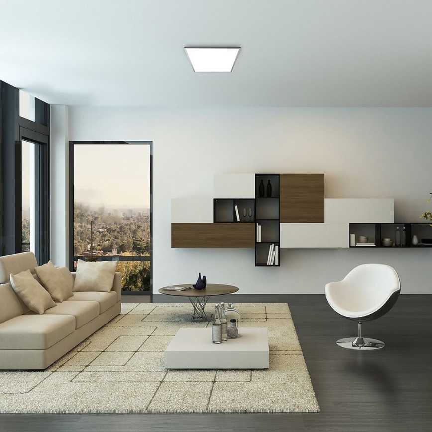 Rabalux - Plafón LED RGB regulable LED/22W/230V Wi-Fi Tuya + control remoto 42x42 cm