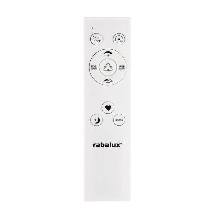 Rabalux - Plafón LED RGB regulable LED/22W/230V Wi-Fi Tuya + control remoto 42x42 cm