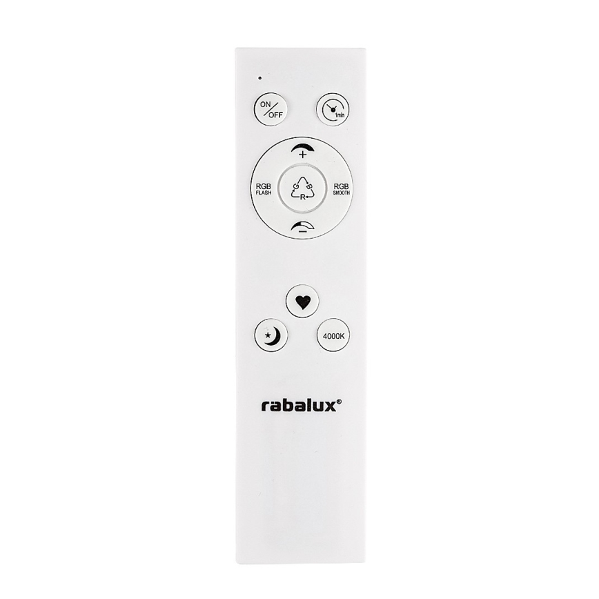 Rabalux - Plafón LED RGB regulable LED/22W/230V Wi-Fi Tuya + control remoto 42x42 cm
