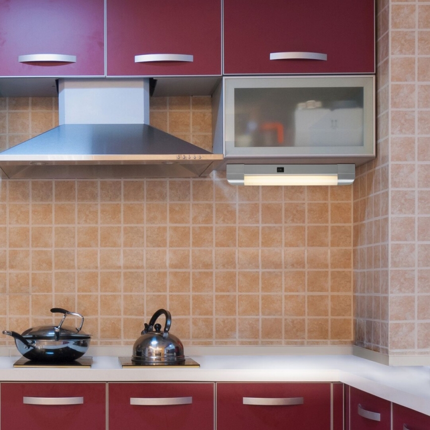 Rabalux - Iluminación para encimeras de cocina BAND LIGHT 1xG13/10W/230V 39,5 cm plata