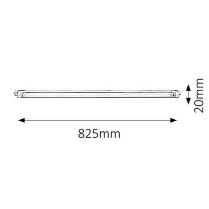 Rabalux - Lámpara bajo armario de cocina G5/30W/230V