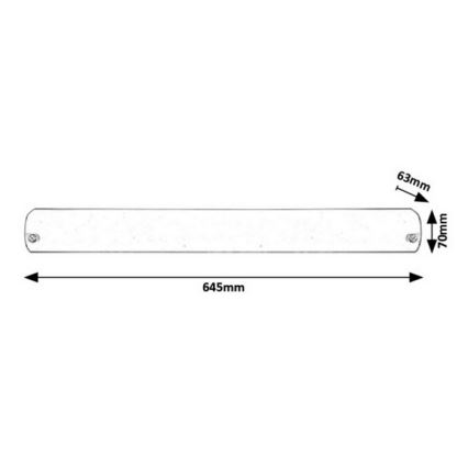 Rabalux - Lámpara LED debajo del gabinete LED/14,5W/230V