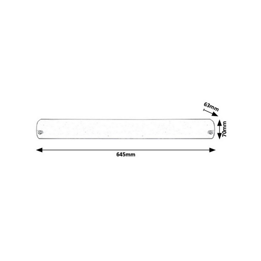 Rabalux - Lámpara LED debajo del gabinete LED/14,5W/230V