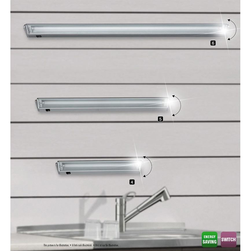 Rabalux - Luz mueble de cocina G5/8W/230V