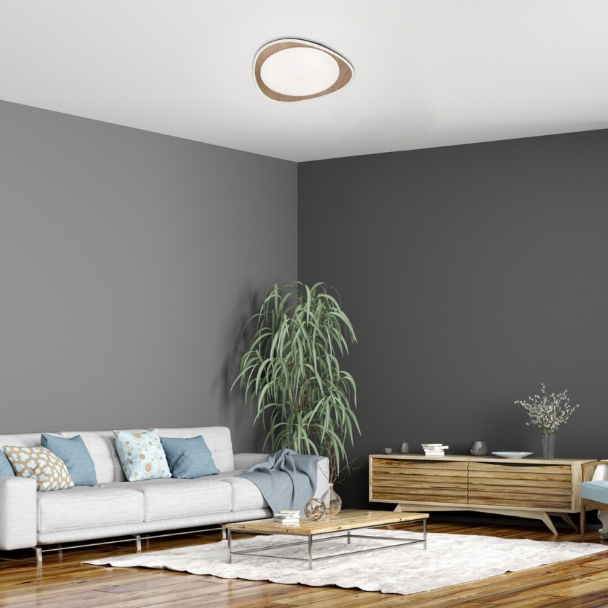 Rabalux - Plafón LED de techo 24 W, 230 V, Ø 45 cm