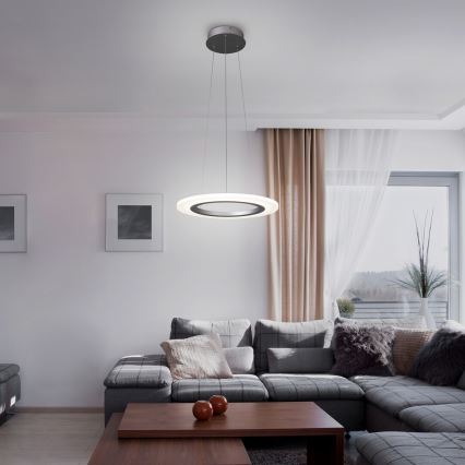 Rabalux 2428 - Lámpara colgante LED ADRIENNE LED/20W/230V plateado
