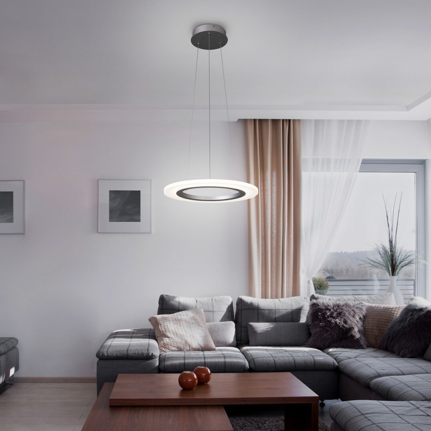 Rabalux 2428 - Lámpara colgante LED ADRIENNE LED/20W/230V plateado
