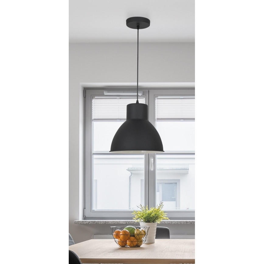 Rabalux - Lámpara colgante 1xE27/60W/230V negra